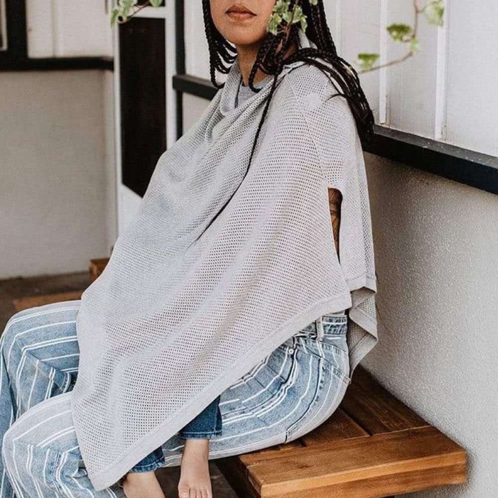 Gray Nursing Cover